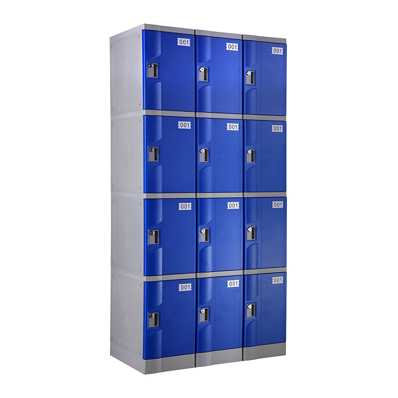 Navy Blue T-320S-50 Four Tiers Plastic School Lockers
