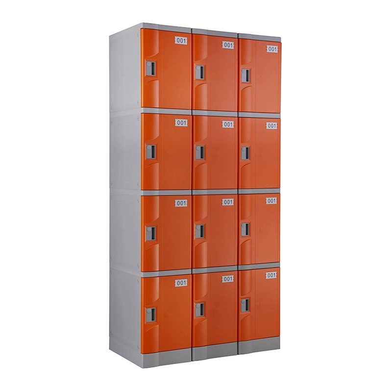 Orange T-320S-50 Four Tiers Plastic School Lockers