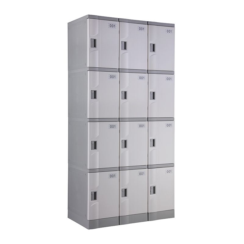 White T-320S-50 Four Tiers Plastic School Lockers