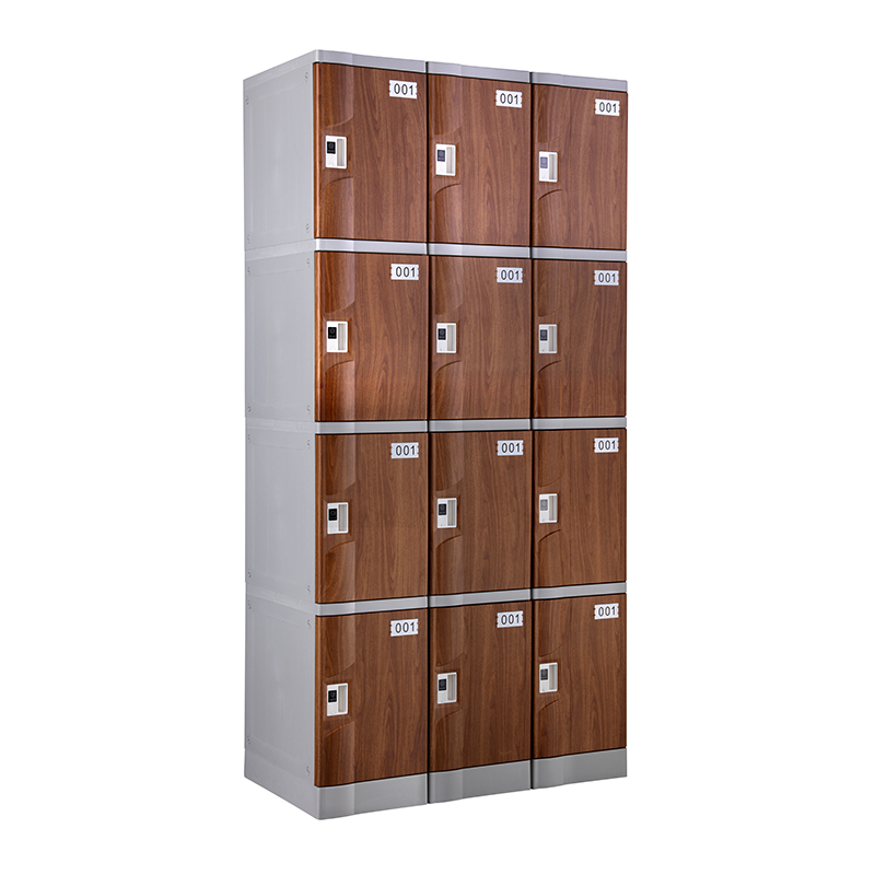 Wood Grain T-320S-50 Four Tiers Plastic School Lockers