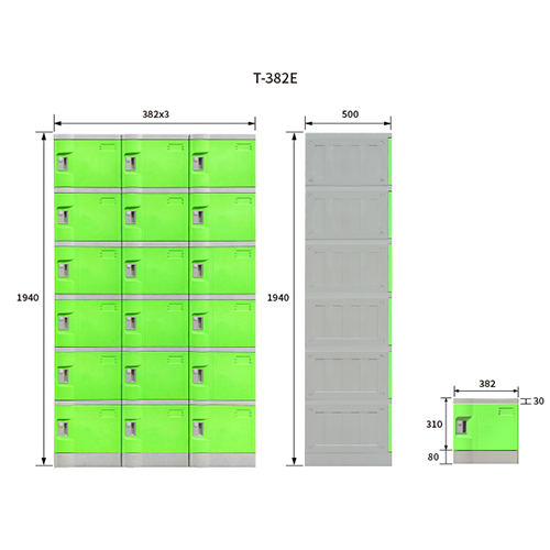 abs-plastic-locker-t-382e-six-tiers-flexible-configurations-dimension