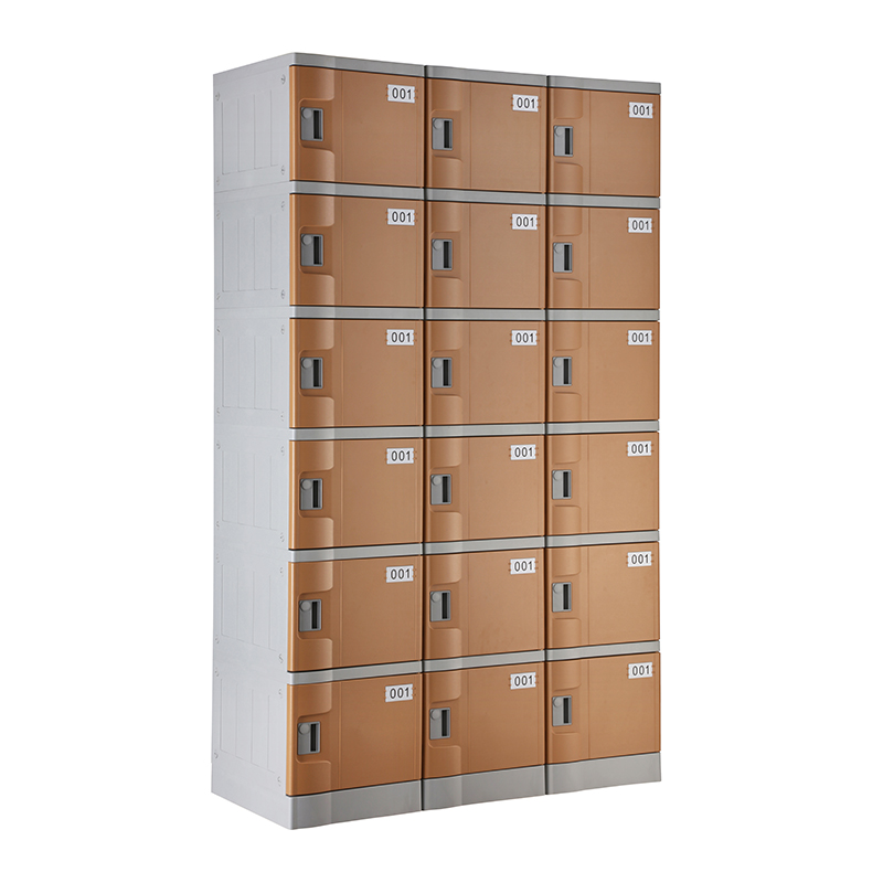 Coffee Six Tiers T-382E Plastic Locker