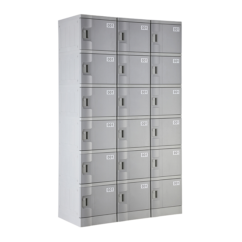 Gray Six Tiers T-382E Plastic Locker