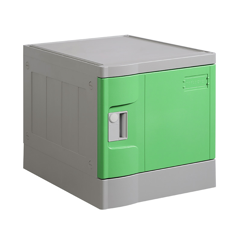 ABS Plastic Locker T-382E: Six Tiers, Flexible Configurations