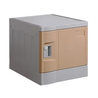 ABS Plastic Locker T-382E: Six Tiers, Flexible Configurations