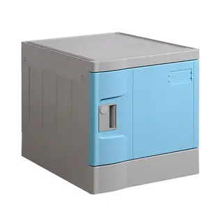 ABS Plastic Locker T-382E: Six Tiers, Flexible Configurations
