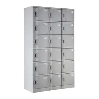 Gray Six Tiers T-382E Plastic Locker