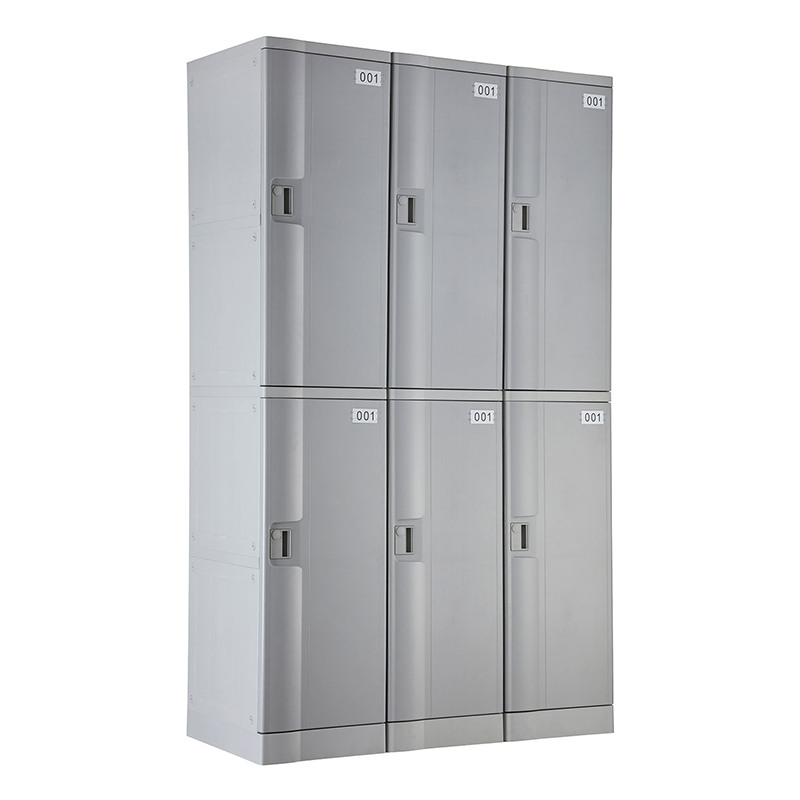 Gray T-382L Double Tiers Plastic Locker