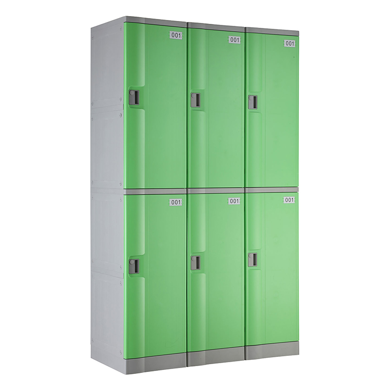Green T-382L Double Tiers Plastic Locker