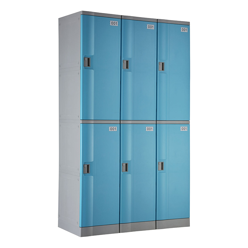 Light Blue T-382L Double Tiers Plastic Locker