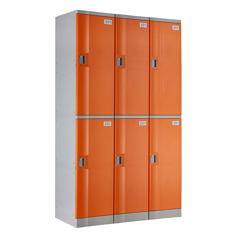 Orange T-382L Double Tiers Plastic Locker