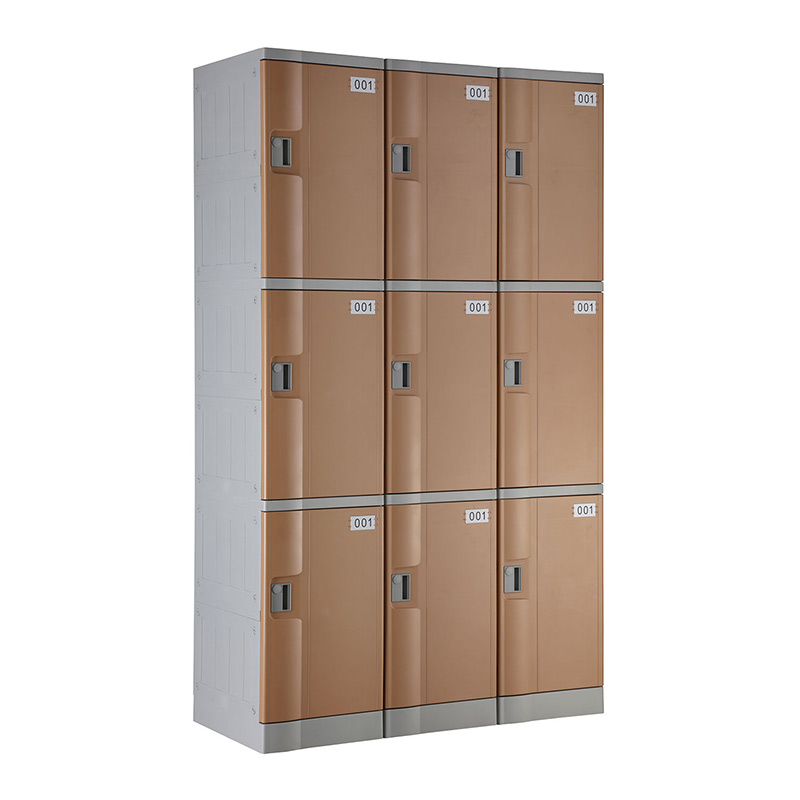 Coffee T-382M Triple Tiers Plastic Locker