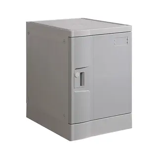 ABS Plastic Locker T-382S: Four Tiers, Flexible Configurations