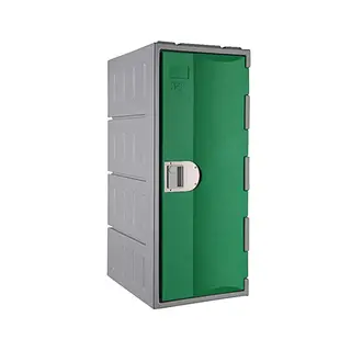 Heavy Duty Plastic Locker T-H385L: HD, Strong HDPE, 1 or 2 Doors