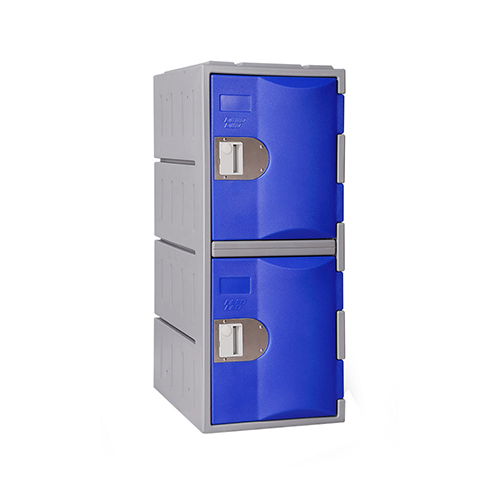 Heavy Duty Plastic Locker T-H385L/2: HD, Strong HDPE, 2 or 4 Doors