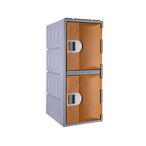 Heavy Duty Plastic Locker T-H385L/2: HD, Strong HDPE, 2 or 4 Doors