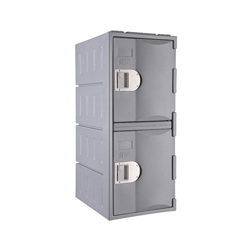 Heavy Duty Plastic Locker T-H385L/2: HD, Strong HDPE, 2 or 4 Doors
