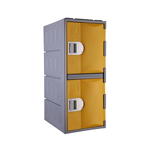 Heavy Duty Plastic Locker T-H385L/2: HD, Strong HDPE, 2 or 4 Doors