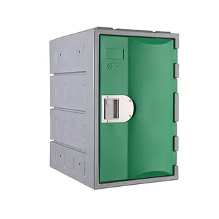 Heavy Duty Plastic Locker T-H385M: HD, Strong HDPE, 1, 2, 3 Doors