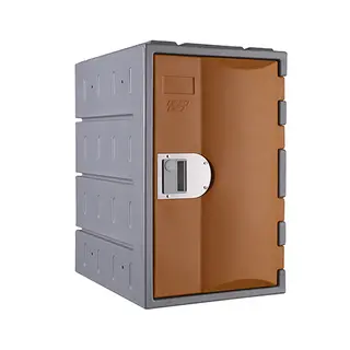Heavy Duty Plastic Locker T-H385M: HD, Strong HDPE, 1, 2, 3 Doors