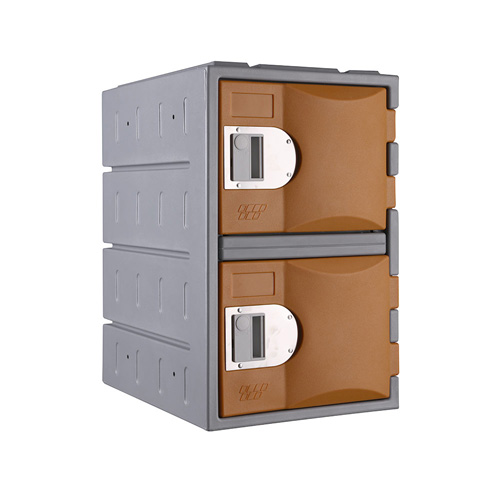Heavy Duty Plastic Locker T-H385M/2: HD, Strong HDPE, 2, 4, 6 Doors