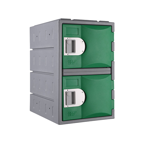 Heavy Duty Plastic Locker T-H385M/2: HD, Strong HDPE, 2, 4, 6 Doors
