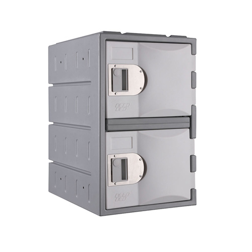 Heavy Duty Plastic Locker T-H385M/2: HD, Strong HDPE, 2, 4, 6 Doors