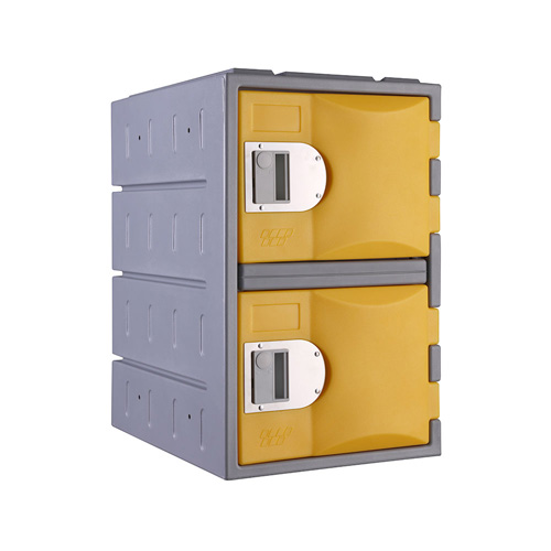 Heavy Duty Plastic Locker T-H385M/2: HD, Strong HDPE, 2, 4, 6 Doors