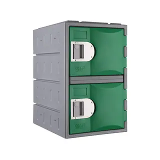 Heavy Duty Plastic Locker T-H385M/2: HD, Strong HDPE, 2, 4, 6 Doors
