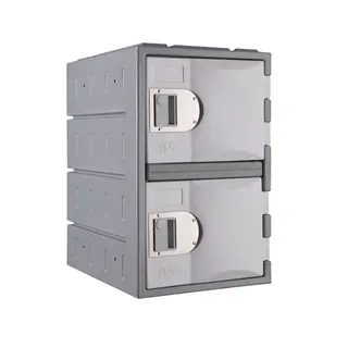 Heavy Duty Plastic Locker T-H385M/2: HD, Strong HDPE, 2, 4, 6 Doors