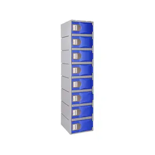 HDPE Plastic Locker T-H385XXL/8: 8 Tiers, 8 Doors, 1810mm Height