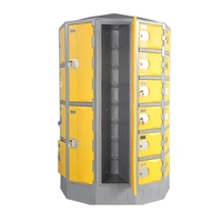 Heavy Duty Plastic Locker T-R385XXL: HDPE, Durable, Round