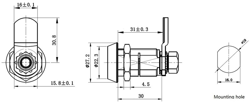 cylinder-replaceable-cam-lock-t-3-2-dimension