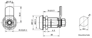 cylinder-replaceable-cam-lock-t-3-2-dimension