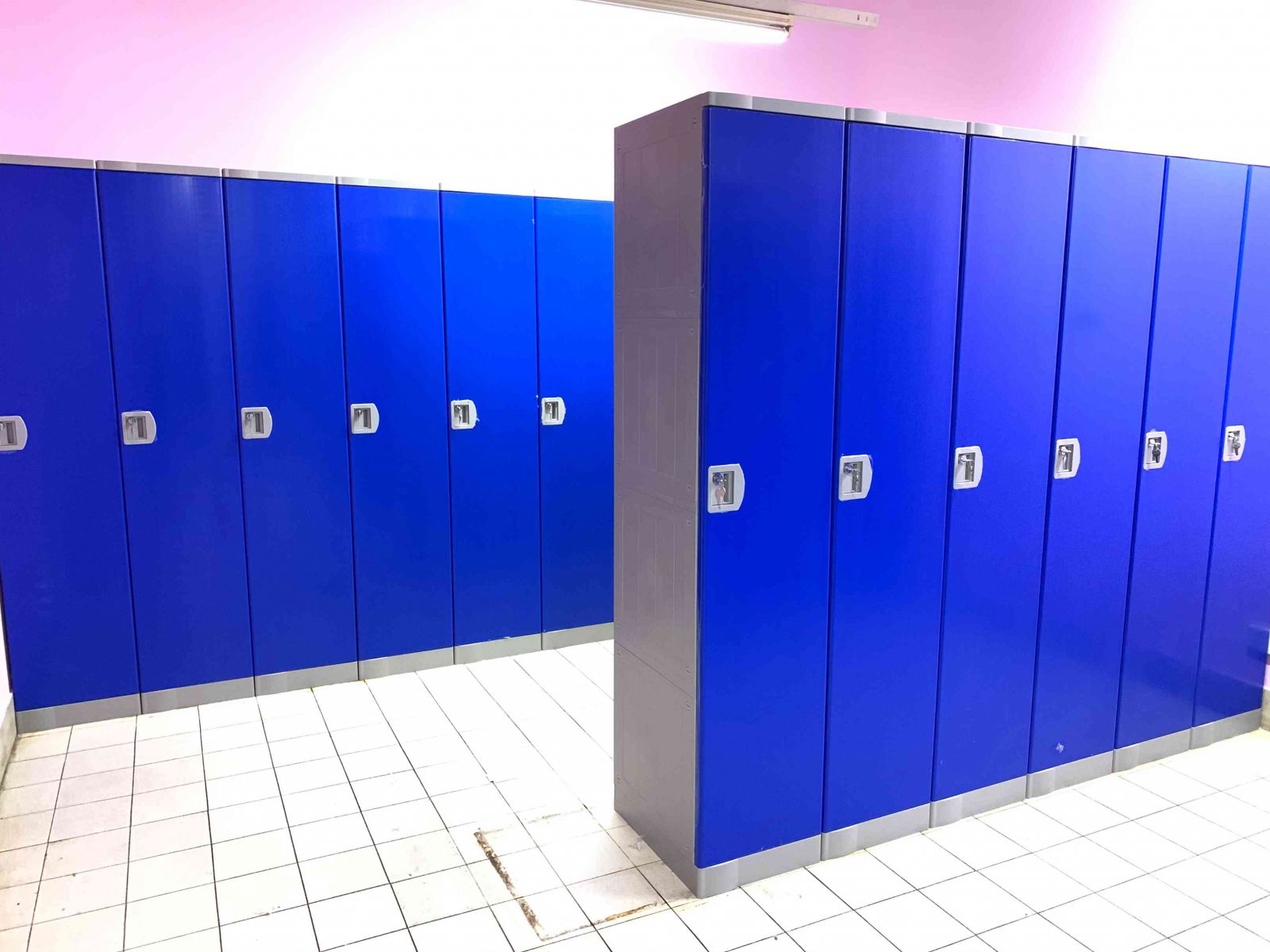 ABS Plastic Wardrobe Lockers, Knocked-down, Easy Assembly