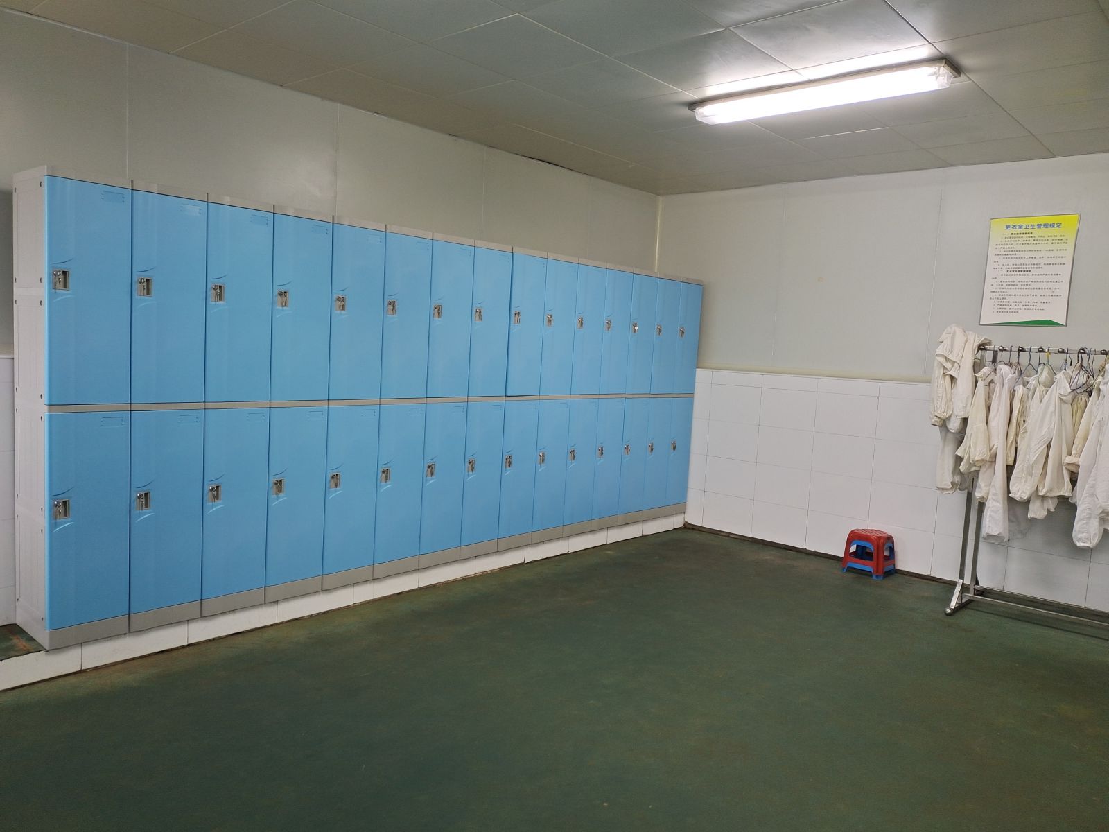 Shower Room Lockers
