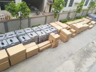 plastic toilets before shipping 01