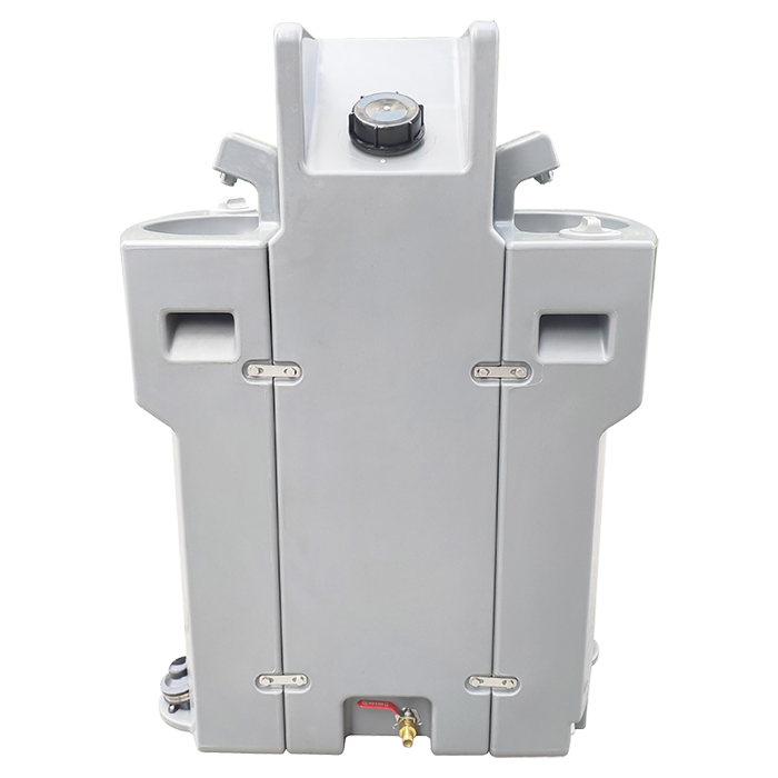 No Touch Mobile Hand Wash Station with Wheels for 2 Users