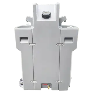 No Touch Mobile Hand Wash Station with Wheels for 2 Users