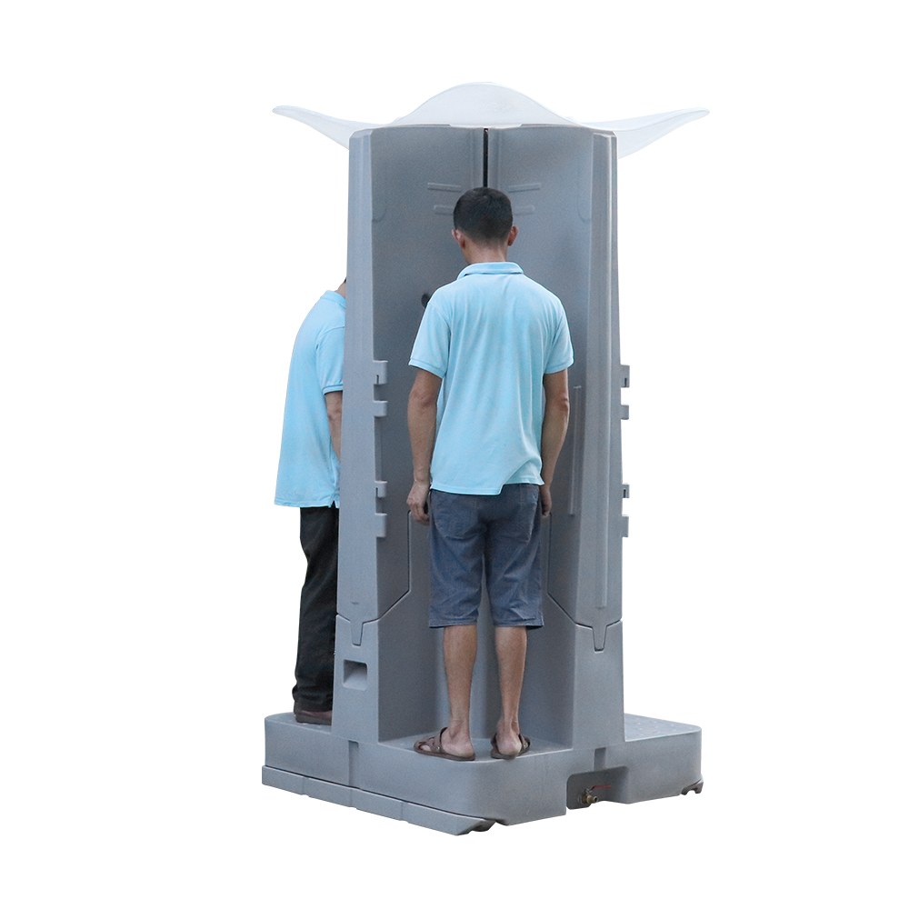HDPE Plasitc Mobile Standing Urinal, 4 Men, Fencing Panel