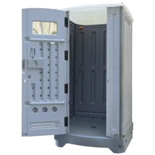 HDPE Plastic Outdoor Movable Bathroom, Hot Cold Water