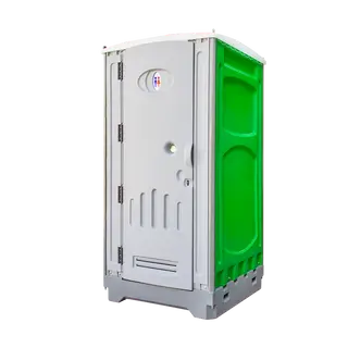 Portable Flush Toilet Cubicle, HDPE Plastic