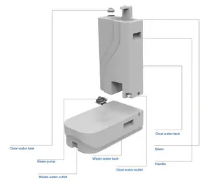 TPW-L01 Portable Hand Wash Station, Portable Construction Sink