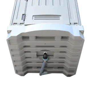 HDPE Plastic Outdoor Movable Bathroom, Hot Cold Water