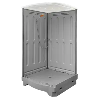 HDPE Plastic Outdoor Movable Bathroom, Hot Cold Water
