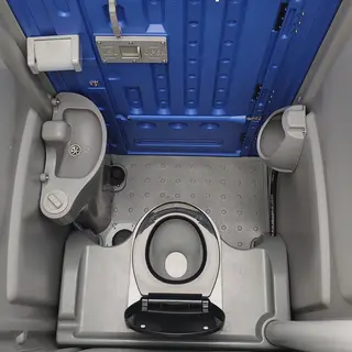 HDPE Plastic Mobile Flushing Toilet for Construction Sites