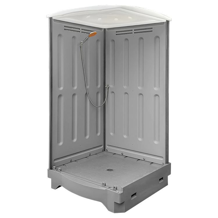 HDPE Plastic Outdoor Movable Bathroom, Hot Cold Water