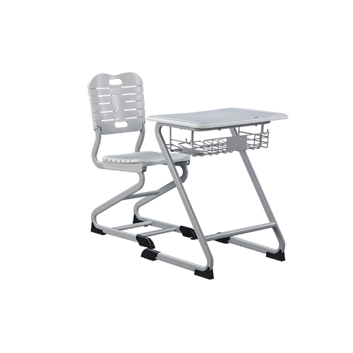 High school classroom furniture, ABS plastic desktop, PP chair seat