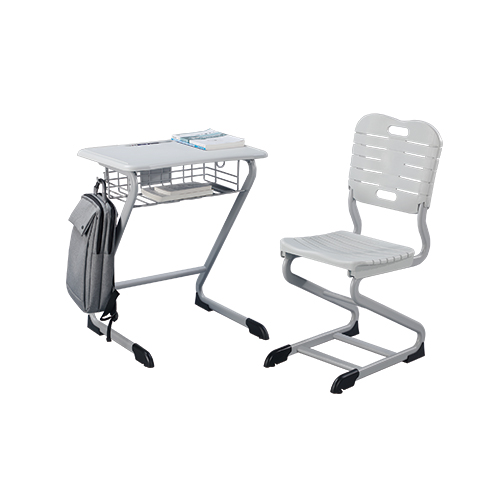 High school classroom furniture, ABS plastic desktop, PP chair seat