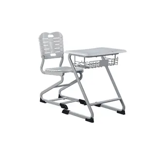 High school classroom furniture, ABS plastic desktop, PP chair seat